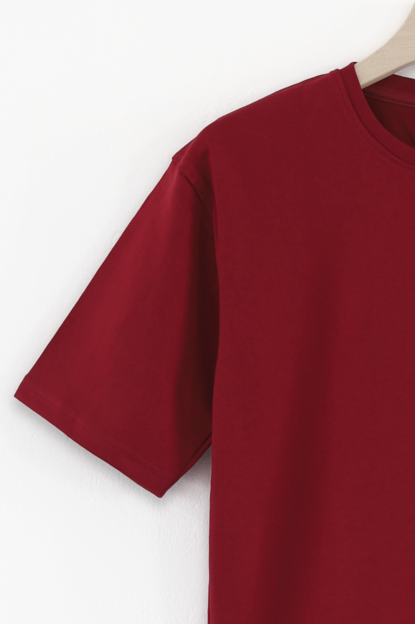 Oversized Unisex - French Terry Cotton(Maroon)